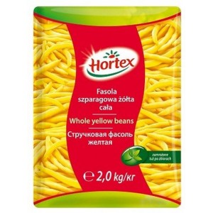 Frozen beans yellow asparagus HORTEX, 2 kg